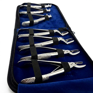 Kit de Pinzas de Extracción Pedo, Juego de 7 Piezas, Cirugía General, Manual, Acero Inoxidable Alemán, Clase II, Certificado CE, OPTITECH - Product Image 1