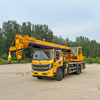 Camion-grue Dongfeng Huashen 12 tonnes avec châssis, grue télescopique, moteur de pompe, hauteur de levage de 35 m |   Premier fabricant chinois