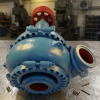 Pompe à boue industrielle haute pression à moteur CC monophasé, en alliage de chrome, pour dragage de gravier, OEM, aspiration résistante à l'usure 100 mm