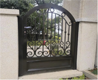 Portes modernes en fer forgé, modèles de portails automatiques électriques en acier, conception de portail avant, sécurité, sécurité, portail en fer pour villa
