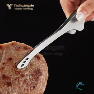 Pince à barbecue en alliage de titane 238 mm, pince à barbecue pour camping en plein air, pince à steak pointue pour cuisson en libre-service - Product Image 2