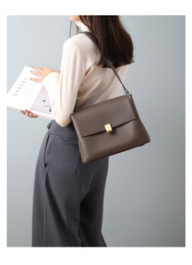 Bolsos de Mano de Cuero Genuino de Lujo para Mujer, Bolsos de Hombro de Diseñador - Product Image 6