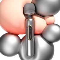 Beheizter Vibrierender Einfarbiger AV-Stab für Frauen Multifrequenz Intim-Stimulator USB Erwachsenen-Sexspielzeug