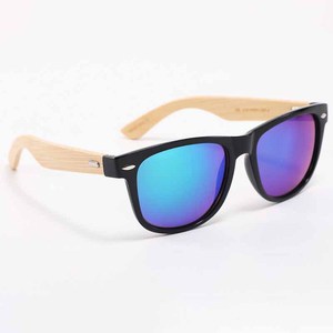 Lunettes de soleil unisexes en bambou à effet bois, protection UV400, légères, verres AC, pare-soleil classe 2, origine Wenzhou, numéro de pièce 313 - Product Image 4