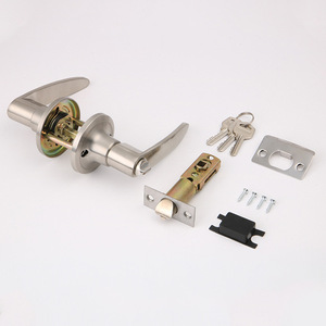 <span class=keywords><strong>TOMU</strong></span> Serrure de poignée de porte intérieure personnalisée Argent Noir Chrome Or Alliage de zinc Anti-vol Entrée Intimité Passage Poignée de porte - Product Image 4