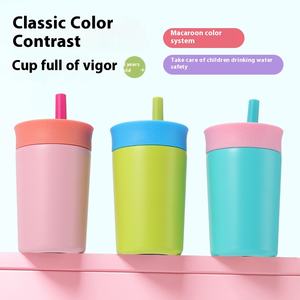 12 औंस स्टेनलेस स्टील वैक्यूम थर्मोमोस कप के साथ यात्रा के लिए नए क्रॉस-बॉर्डर बच्चों के कॉफी कप - Product Image 2