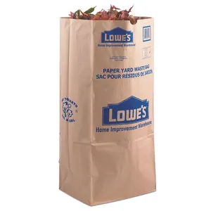 Disposable Paper Lawn and Leaf Bag for Yard Waste with Extra Size 30*40*90 Leaf  Bags - China Paper Bag, Kraft Paper Bag