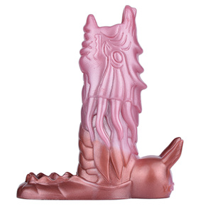 <span class=keywords><strong>Penis</strong></span> hülle, rosa Silikon Tier Hahn Ärmel Umfang Verlängerung Sexspielzeug für Männer, Vergrößerung für männliche Paare - Product Image 1