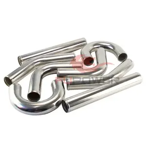 Customized SS T-304 DIY Aluminum Mandrel Exhaust Pipe Straight Bend Pipe Tubing