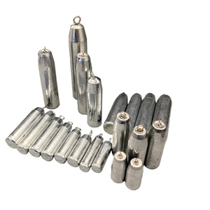 Piombi da Pesca Cilindrici Anulati in Zinco Elettroplaccato Anti-attorcigliamento ad Affondamento Rapido per Pesca in Mare, Acque Profonde, Acqua Salata e Dolce - Product Image 6