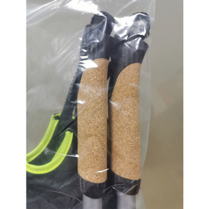 Perche <span class=keywords><strong>de</strong></span> <span class=keywords><strong>Ski</strong></span> antidérapant 100% carbone, manche en liège, logo personnalisé, en plastique et carbone - Product Image 2