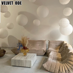 Nuovo Arrivo: Set Divano Ligne-Roset Caterpillar Togo, Moderno e Resistente, Imbottito in Spugna Ecologica, Divano da Terra per Soggiorno di Villa - Product Image 3