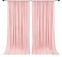 2 panneaux de rideaux de fond colorés en tissu de soie de lait pour arche de mariage, photomaton, arrière-plan d'événement