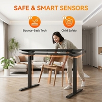 Table de travail électrique silencieuse AOR à hauteur réglable pour bureau à domicile, apprentissage informatique, bricolage, vente en gros pour usine