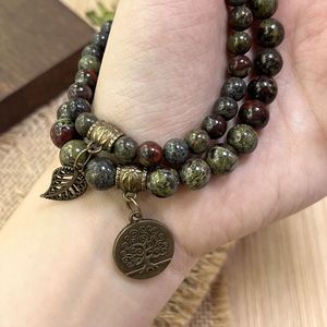 Bracelet en pierre naturelle avec perles de verre colorées, équilibreur énergétique, expert sans intermédiaire, prix de gros, réduction - Product Image 4