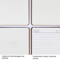 Cuaderno promocional de papel Kraft A6, Bloc de notas de estudiante de copia suave con logotipo personalizable, cuaderno imprimible de libro de bobina al por mayor