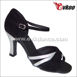 Zapatos <span class=keywords><strong>de</strong></span> Baile <span class=keywords><strong>de</strong></span> <span class=keywords><strong>Salsa</strong></span> Latina para Mujer, Zapatos <span class=keywords><strong>de</strong></span> Tacón <span class=keywords><strong>de</strong></span> Salón <span class=keywords><strong>de</strong></span> Cuero Marrón, 6cm, Novedad - Product Image 3