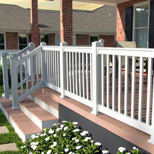 3.5 "-ट्रेल <span class=keywords><strong>pvc</strong></span> सीढ़ी हैंडरेल बाड़ कम रखरखाव सीढ़ी संरक्षक बगीचे के लिए संरक्षक आधुनिक घर सुरक्षित - Product Image 1