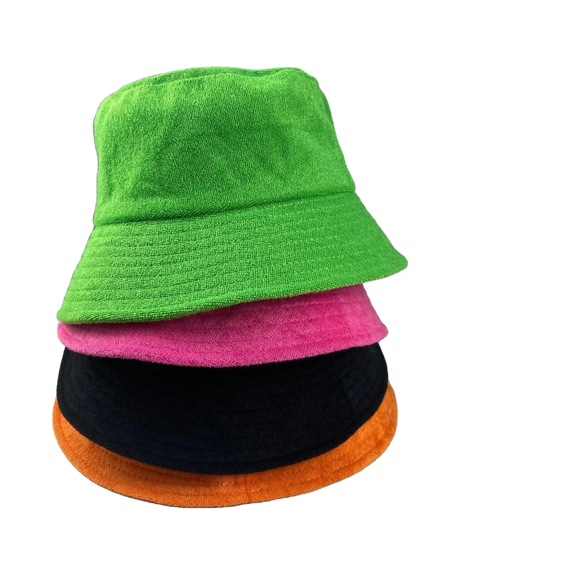 Vendita calda di alta qualità durevole utilizzando vari cappelli da pescatore arancioni da calcio in Nylon Utility