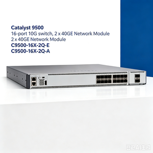 Commutateur Catalyst 9500 16 ports 10G, 2 x module réseau 40GE C9500-16X-2Q-A C9500-16X-2Q-E - Product Image 3