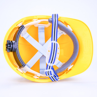 Casco de seguridad de servicio integral Casco DE SEGURIDAD DE CONSTRUCCIÓN DE HDPE con respiración única Diseño libre Cómodo de usar en días calurosos