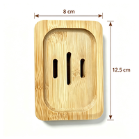 Porte-savon en bambou naturel de haute qualité, plateau de drainage pour lavabo de salle de bain, douche, écologique, zéro déchet, économiseur de savon