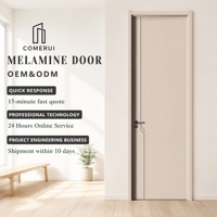 Portes intérieures en MDF massif de luxe, sur mesure, 96'' de hauteur, rustiques, à âme pleine, avec intercités dissimulées