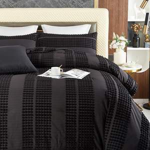 Juego de colcha doble Juego de funda nórdica Boho para uso en Hotel Jacquard - Product Image 3