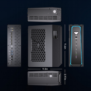 มินิพีซีเกมมิ่งทรงพลัง ระบายความร้อนด้วยน้ำ ใช้ซีพียู Core i9 14900KF 24 คอร์ 32 เธรด พร้อมการ์ดจอ RTX 5070 หน่วยความจำ 2*DDR5 96GB ระบบจัดเก็บข้อมูล NVME4.0 รุ่น PC SL800 มินิพีซี I9 สำหรับเล่นเกม - Product Image 5
