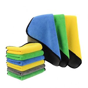 Vente directe usine de serviettes à main en microfibre sur mesure, séchage rapide, en polaire corail pour la maison, le lavage de voiture et le nettoyage de cuisine - Product Image 2
