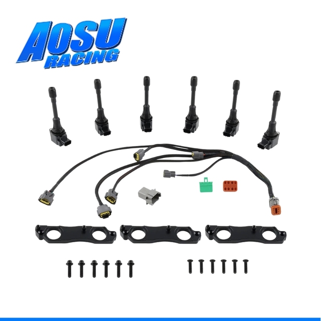 High-Precision Performance Ignition Coil Kit for 1JZGTE 2JZGTE VVTi - Nissan R35 VR38DETT Conversion Boost Power