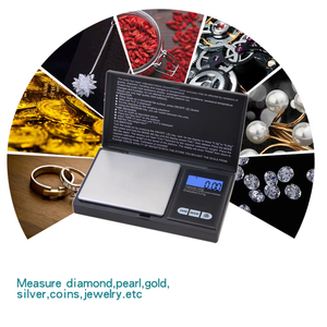ACCT Portable Digital Electronic 500g/0,1g Taschen waage zur Schmuck gewichts messung Batterie betrieben Maximal 1kg - Product Image 6