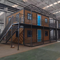 Maison conteneur modulaire portable, réutilisable, démontable, préfabriquée en acier