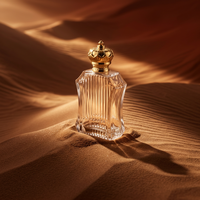 Botol Parfum Kaca Baru Berkualitas Tinggi  Berbentuk Poligon Berongga 100ml Botol Parfum Kaca  LOGO Dapat Disesuaikan dengan Kemasan Kotak