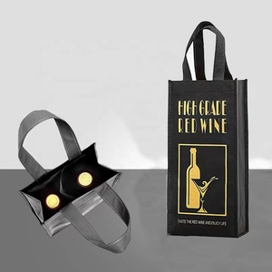 Wholesale 2 4 6 Pack Bottle <strong>Wine</strong> Tote <strong>Bags</strong> PP Non Woven Beer Bottle <strong>Bag</strong> Custom logo for Travel - Product Image 6