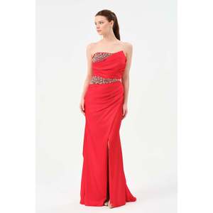 Collection de vêtements rouges pour femmes DANS - Vêtement polyvalent disponible en tailles 38-42, modèle 1541 - Product Image 3