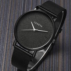 YuSa411 Hot <strong>Geneva</strong> Men Classic Business <strong>Watches</strong> Calendar Quartz <strong>Watch</strong> With Alloy Steel Strap&amp; Bracelet 2pcs <strong>Set</strong> - Product Image 6