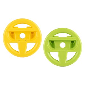 Volante simulador de conducción SWITCH 2 Dual Wheel para Joy Con 2 Verde y Amarillo VOS20002 - Product Image 1
