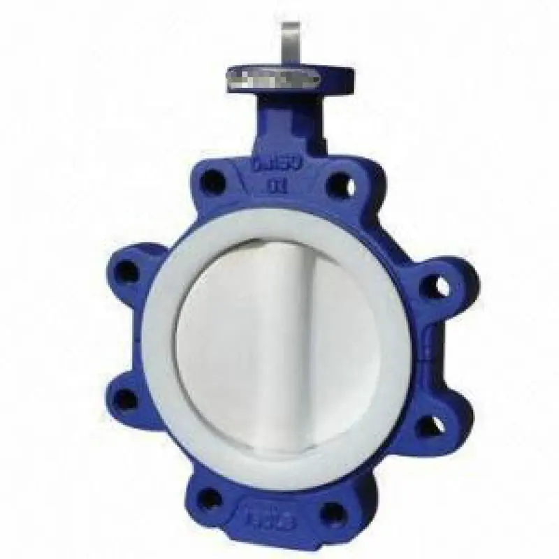 V brand Tianjin China Ptfe Lined Valves Seat Butterfly Valve Manufacturers In Stock dn150
