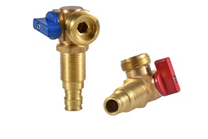 Válvula de bola MHT de 1/2 pulgadas F1960 <span class=keywords><strong>Wirsbo</strong></span> Pex X de 3/4 pulgadas con mango azul y rojo para lavadora de ropa, grifo de baño - Product Image 2