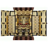 日本金箔は販売のためのAncestors仏教祭壇キャビネットを尊重します