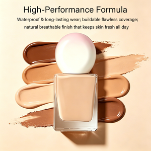 OEM/ODM Private Label Long Lasting Liquid <b>Foundation</b> Waterproof Full Coverage Makeup Base for Daily Wear & Professional Use - Product Image 3