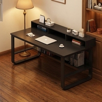 Nouveau bureau extensible en bois avec étagère pour étudiants et jeunes, ensemble de bureaux d'ordinateur de luxe pour la maison