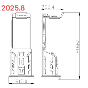 Máquina de Juego Simulador de Tiro VR Comercial que Funciona con Monedas, con Pantalla HD de 43 Pulgadas y Soporte Multilingüe <span class=keywords><strong>para</strong></span> Centros Comerciales/Parques Temáticos - Product Image 3
