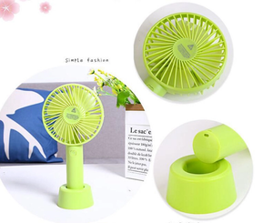 Ventilador de mano de verano verde <span class=keywords><strong>Berserk</strong></span>, ventilador de mano personalizado verde, caja corrugada, ventilador de mano portátil - Product Image 5