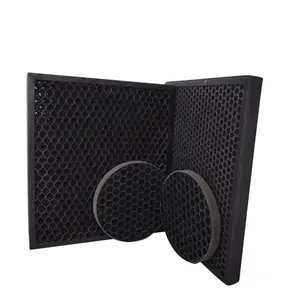 Coconut Activated Carbon Filter Cardboard Frame Honeycomb Odor Smell Removal Smoke Air Purifier Extractor