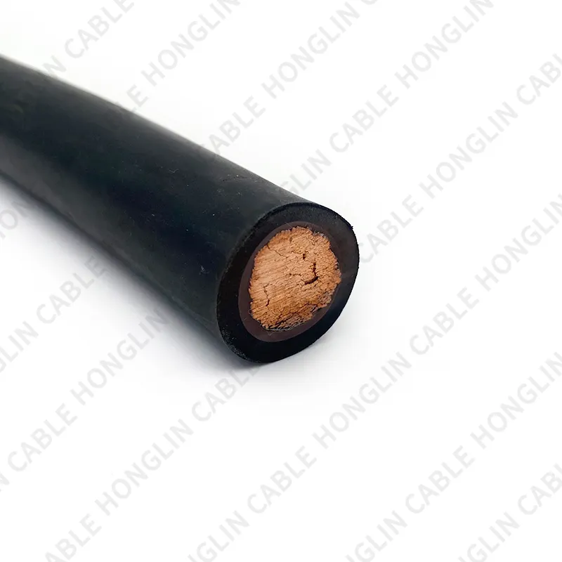 GB/T 5013-2008 4/0 3/0 2/0 1/0AWG Tamaño Cobre CoreCable de soldadura flexible aislado de goma de alta calidad