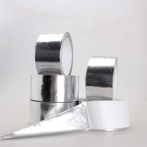 Cinta de Fibra de Vidrio con Lámina de Aluminio para Reparación de Aislamiento de Tuberías y Suelos, Precio de Fábrica - Product Image 2