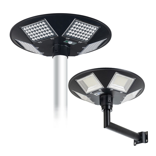 LAP Wall Lawn Street Ufo Solar Garden Lamp With Sensor Round