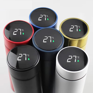 Bouteille Isotherme Intelligente en Acier Inoxydable de 500 ml avec Affichage de Température pour Voyage - Product Image 1